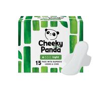 The Cheeky Panda Sanitary Towels for Women – Organic Bamboo Core – Light Flow – 15 Pack