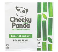 Cheeky Panda Super Absorbent Kitchen Towel - 2 Rolls