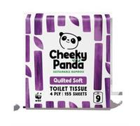 Cheeky Panda The Cheeky Panda Luxury Quilted Bamboo Toilet Tissue 9 Rolls