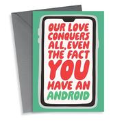 Cheeky Valentines Card - Our Love Conquers All - Android