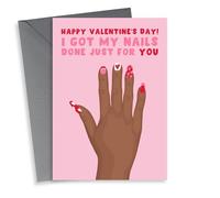 Cheeky Valentine's Day Card - Manicure - Lesbian