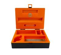 CheekyOne Smokers Club Large Rolling Station Box V3.0 Smoking Storage, Black