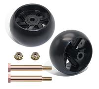 CheeMuii 2 Pack Deck Gauge Wheels Kit Fit for Most 42" 46'' 48'' 50" 52'' and 54" Decks Replace for Husqvarna 532174873 589527301 for Cub Cadet 753-04856A for MTD 133957 174873 734-03058, etc