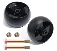 CheeMuii 734-04155 Mower Deck Wheels Kit 2 Pack 5" Deck Gauge Wheels Replace for Cub Cadet 734-04155 Replace for Toro 112-0677 72-025 210-275 with Bolts & Locknuts