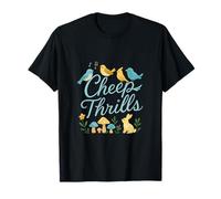 Cheep Thrills Cottagecore Songbird Nature Design T-Shirt