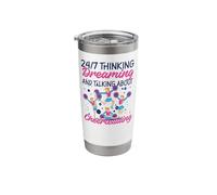 Cheer Cheerleading 24/7 Thinking, Dreaming and Talking About Stainless Steel Insulated Tumbler