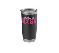 Cheer Cheerleading All About that Base Stainless Steel Insulated Tumbler