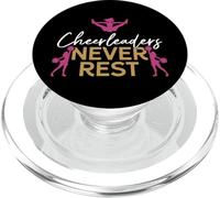 Cheer Cheerleading Cheerleaders Never Rest PopSockets PopGrip for MagSafe