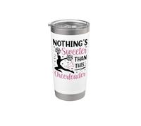 Cheer Cheerleading Nothing's Sweeter Than This Cheerleader Stainless Steel Insulated Tumbler