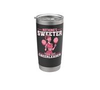 Cheer Cheerleading Nothing's Sweeter Than This Cheerleader Stainless Steel Insulated Tumbler