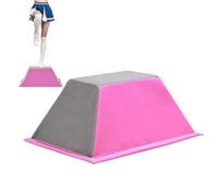 Cheer Core Trainer, Stunt Practice Stand, Gymnastics Stunt Base, Foam Cushion Top,15.35x10.24x5.91 inches, Trapezoidal Shape Support, for Fitness Studios, Cheerleading Drills, Home Exercise
