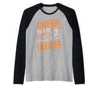 Cheer Dad Like A Normal Dad But Cooler Sports Athlete Raglan Baseball Tee