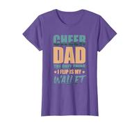 Cheer Dad The Only Thing I Flip Is My Wallet cheerleader T-Shirt