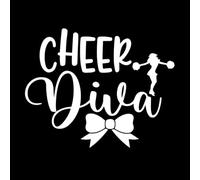 Cheer Diva Wall Stickers 51x63.9cm Removable Without Leaving Glue White