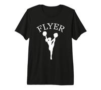 Cheer Flyer Stunt Graphic Design Premium T-Shirt