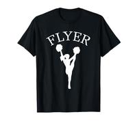 Cheer Flyer Stunt Graphic Design T-Shirt