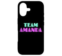 Cheer for Amanda Show Support Be On Team Amanda 90s Style Case for iPhone 17