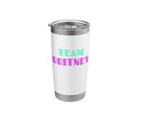 Cheer for Britney Show Support Be On Team Britney 90s Style Stainless Steel Insulated Tumbler