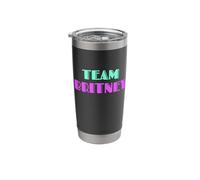 Cheer for Britney Show Support Be On Team Britney 90s Style Stainless Steel Insulated Tumbler