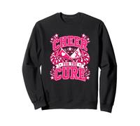 Cheer For The Cure Breast Cancer Awareness Cheerleader Sweatshirt