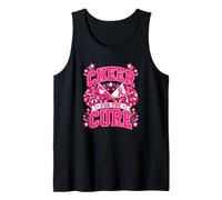 Cheer for The Cure Breast Cancer Awareness Cheerleader Tank Top