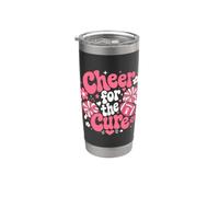 Cheer for The Cure Breast Cancer Awareness Stainless Steel Insulated Tumbler