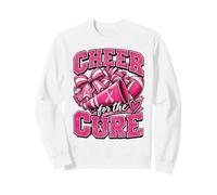 Cheer For The Cure Football Pink Ribbon Cancer Awareness Sweatshirt