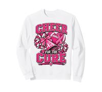Cheer For The Cure Football Pink Ribbon Cancer Awareness Sweatshirt