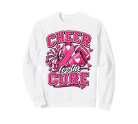 Cheer For The Cure Football Pink Ribbon Cancer Awareness Sweatshirt