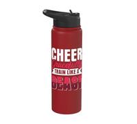Cheer Gracefully Train Like a Beast Stainless Steel Insulated Water Bottle