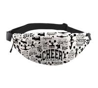Cheer Mama Gift Cheer Team Gift Cheerleading Coach Appreciation Gift Cheer Fanny Pack Sport Waist Bag (Cheer Mama WB EU)