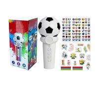 Cheer Megaphone, Soccer Microphone Shape Sports Noisemaker, Speaker With Stickers, For Football, Game Day, Fan Event, Stadium, Party, Festival