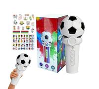 Cheer Megaphone Sports - Soccer Microphone Shape, Noisemaker Speaker with Stickers, Megaphone Device, Fan Accessory, Loud Voice for Soccer Football Sports Event Game Day Fan Stadium Party Festival