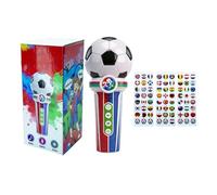 Cheer Megaphone Sports - Soccer Microphone Shape, Noisemaker Speaker with Stickers, Megaphone Device, Fan Accessory, Loud Voice for Soccer Football Sports Event Game Day Fan Stadium Party Festival