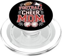 Cheer Mom And Football Passion Loud Spirit Parent PopSockets PopGrip for MagSafe