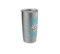 Cheer Mom | Orange Blue White | Teal | Aqua | Leopard Print Stainless Steel Insulated Tumbler