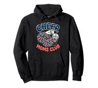 Cheer Moms Club Pom Poms Women Cheer Squad Mom Pullover Hoodie