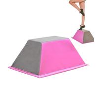 Cheer s - Balance Block | Stunt Stand | Trainer Cheerleading Trainers Block | Cheer Flyer Versatile Blocks | Trapezoidal Shape Mat Strengthener Gymnastics Equipment Core Strength