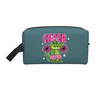 Cheer The Crocodile Dark Green Travel Toiletries Makeup Organizer Large Capacity Portable Cosmetic Bags for Women Girls