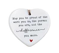 Cheer Up Inspiring Gifts for Women, Acrylic Heart-Shaped Ornament Thank You Gifts, Heart Shape for Best Friend, Mentor, Family, Female Gift Her Friendship Present for Birthday, Thinking of You Gifts