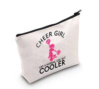 Cheer Zipper Pouch Cheerleaders Gift Cheer Girl Like A Normal Girl But Cooler Cosmetic Bag for Teammates Girls Cheerleading Gift Cheer Team Gift (U.Cheer Girl)
