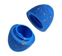Cheerble Replacement Outer Shells for Dog Toys, Wicked Ball Rugby Replacement Shell, Blue
