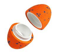 Cheerble Replacement Outer Shells for Dog Toys, Wicked Ball Rugby Replacement Shell, Orange