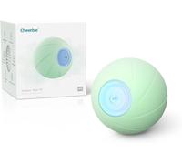Cheerble Wicked Ball PE - Green, Self Moving Dog Toy, Wicked Ball PE with 3 Modes, LED Lights, DC Rechargeable, Smart Rotating Bouncing Ball for Medium & Large Dogs