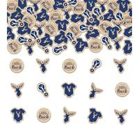 Cheereveal 200pcs Little Buck Baby Shower Confetti, Blue It's a Buck Table Decorations, Deer Themed Gender Reveal Birthday Party Supplies for Boys