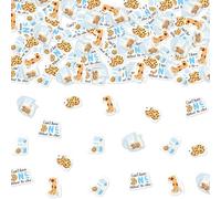 Cheereveal 200pcs Milk and Cookies 1st Birthday Confetti for Twins Boys, Can't Have One Without The Other Table Decorations, One Sweet Cookies First Birthday Baby Shower Party Supplies