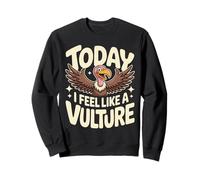 Cheerful Awesome Super Unique Vivid Soaring Stylized Vulture Sweatshirt