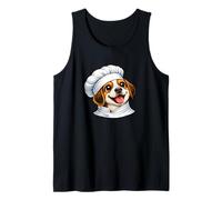 Cheerful Beagle Cook Happy Mood Cartoon Kitchen Tank Top