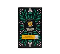 Cheerful Buddha Lion's Mane Green Tea - 500mg Lion's Mane fruiting body - Ideal in Antioxidants, Provides a Balanced Energy Boost and Supports Mood & Focus - 15 Individually Wrapped Tea Bags