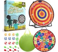 Cheerful Children Toys Jumbo Kids Dart Board with Stand, Carnival, 73cm